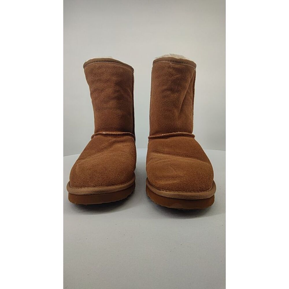 NIB Quince Chestnut Brown Shearling-Lined Boots - Size 9 New